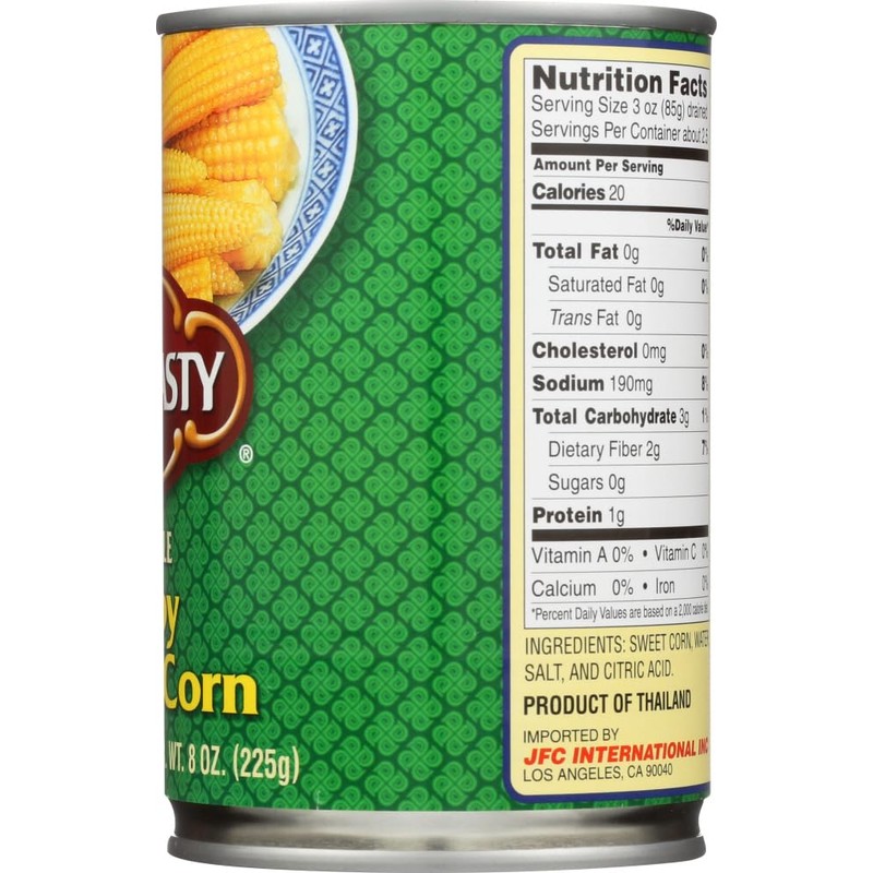 Dynasty Baby Sweet Corn Whole -- 15 oz - 2