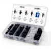 ledmomo 100pcs Car Push in Fasteners Auto Push Pins Push