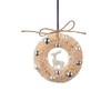 Gift Company - Hanging Wreath with Deer, Diameter 10 cm,