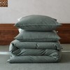 Simple&Opulence Bed Linen 2-Piece 100% Washed Cotton Soft and Comfortable
