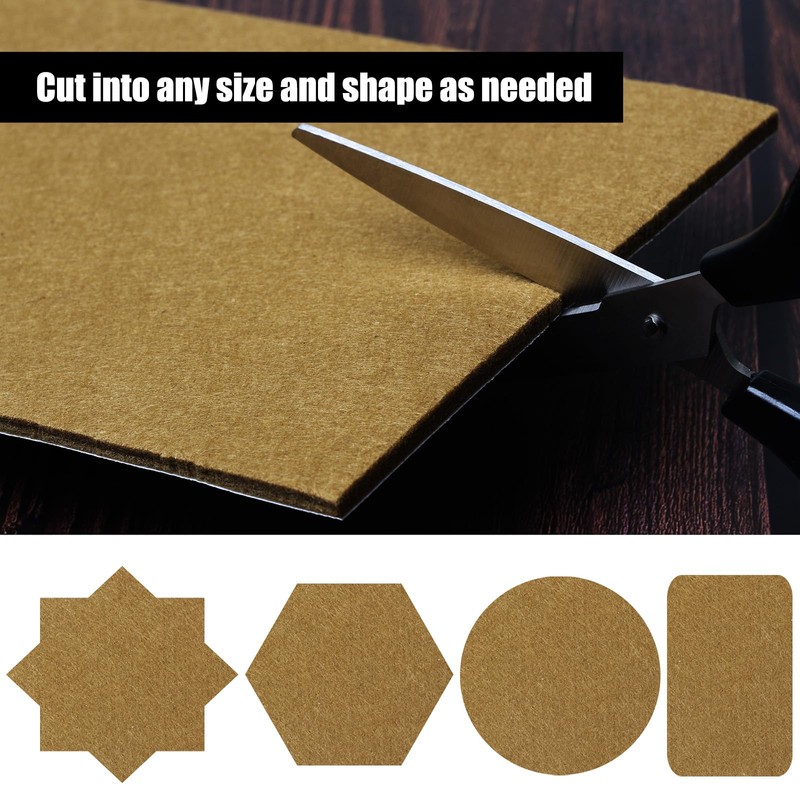 Hoappa 8-Pack Furniture Felt Pads 1/5" Thick Self-Stick Heavy Duty