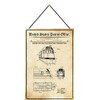 Blechschild With cord 30 x 20 cm United States Patent