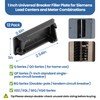 12 Pack ECQF3P Circuit Breaker Filler Plates, Blank Panel Covers