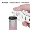 AhfuLife Foldable Metal Comb and Beard Comb - Multifunctional Pocket