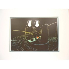 Elton Bennett Reproduction print-Faith, Hope,& Charity-12" X 16" in double mats