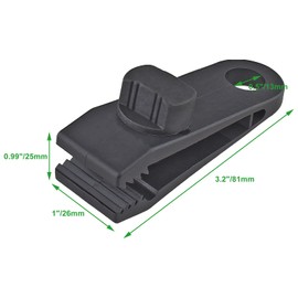 Jiozermi 24 Pcs Tarp Clips, Heavy Duty Lock Grip, Reusable Tarp Clamps for Secures Outdoor Camping, Awnings, Car Covers, Swimming Pool Covers