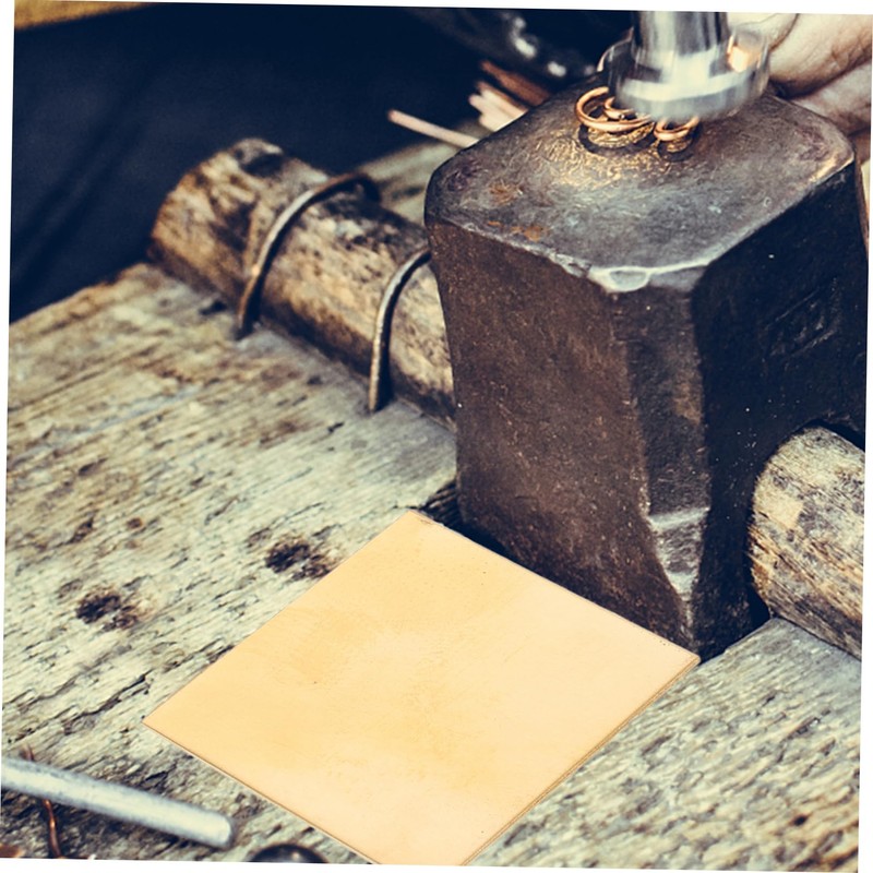 CHILDWEET Crafting Brass Wear-Resistant Plate Sheets for DIY Projects Decorative