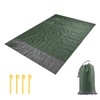 NUZAMAS 200 x 200 cm Waterproof Picnic Blanket, Lightweight Beach