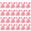JOLLYFUN 24Pcs Pig Mini Stuffed Animal and Plush Toy，Small Pink