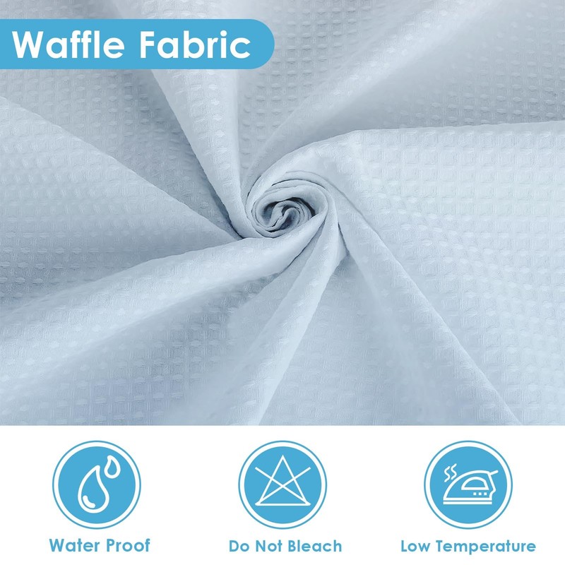 Nesphy 3 in 1 Shower Curtain and Liner,72 x 72