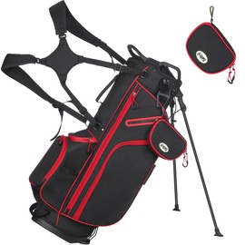 1GoTo-G Golf Stand Bag 7 Way Length Dividers, Lightweight Golf Club Bags with Cooler Includes a Golf Accessories Storage Bag & Rain Hood for Men Women