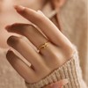 KIFUTENG Bow Ring Mother Daughter Friendship Knot Rings, S925 Sterling