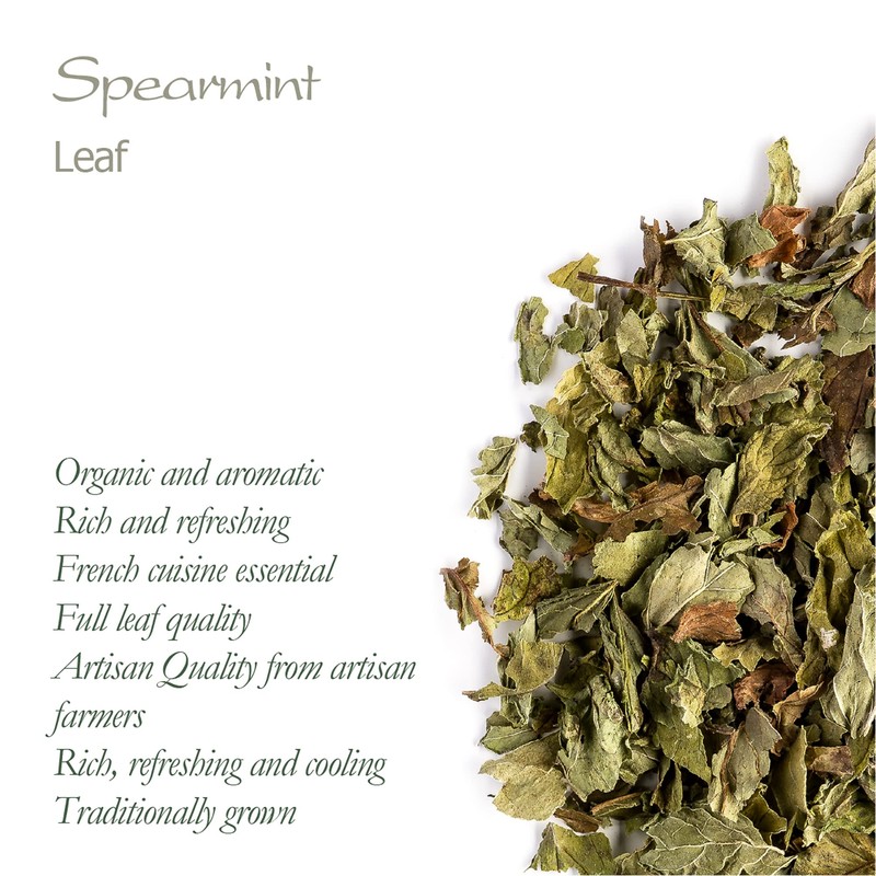 Spearmint Organic Leaf Herbal Tea - Mentha Spicata - Morrocan