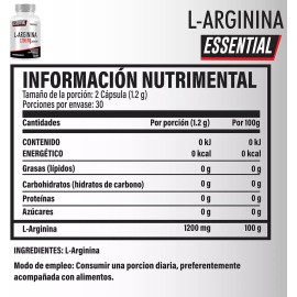 Testrol Combo Arginina Essential + Citrulina Essential 60 Caps C/u Sabor Cápsulas
