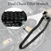 Automotive Oil Filter Chain Wrench Adjustable Oil Filter Wrench Double