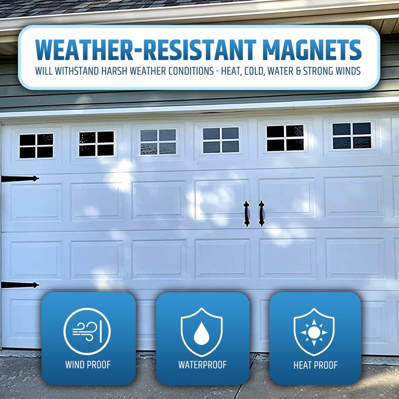 Premium Quality & Strong Magnetic Garage Door Decorative Hardware -