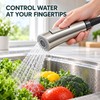 G1/2 Pull-Out Kitchen Faucet Sprayer Head, 2-Mode ABS Replacement Nozzle