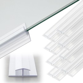 Maasechs 8 Pack Polycarbonate Greenhouse Panels Connectors, 36" Plastic H Channel Fits 1/8" Thick, Flat, Wall Polycarbonate Panels Connectors to Join Acrylic or Glass Sheets