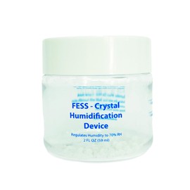 F.e.s.s. Products Advanced Dry Cigar Crystal Gel Humidifier for Cigar Humidors - 2oz Jar: Consistent 70% Humidity for 90 Days (Crystals Needs to be Activated)