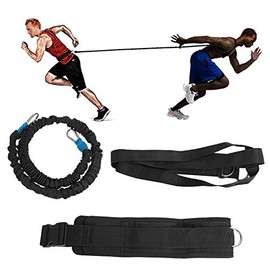 Akozon Bandas de Resistencia, Juego de Cuerdas Elásticas Multifuncionales para Entrenamiento de Resistencia y Aceleración para Entrenamiento Deportivo