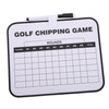 Kisangel Golf Scoreboard Erasable Plastic Clip Double-Sided Writing Board Golf