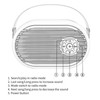 Sada Q6 Mini Portable Bluetooth Desktop Wireless Audio Speaker Multimedia