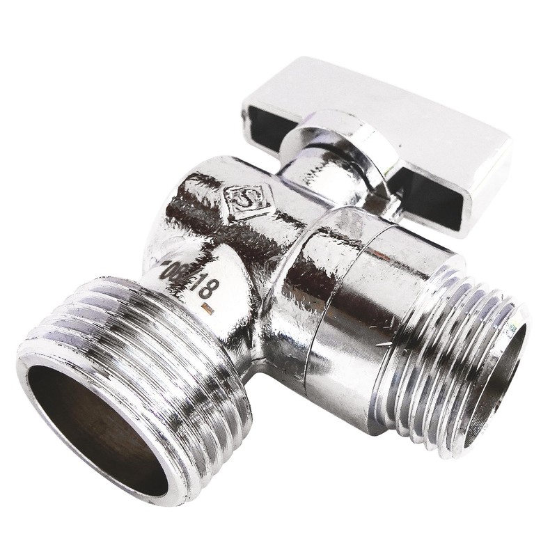 SOMATHERM FOR YOU - Wall Valve 1/4 Turn Chrome-Plated Brass