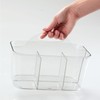 mDesign Plastic Cutlery Storage Organizer Caddy Bin Tote with Handle