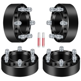 GDSMOTU 6X5.5/6X139.7 Wheel Spacers for Toyota 4Runner for Tacoma (6 Lug Only) for Tundra for FJ Cruiser for Sequoia, 4Pcs 2 inch/50mm Wheel Adapters & Spacers 12x1.5 Studs 106mm Bore