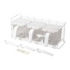 Pearl Metal HC-472 Seasoning Rack, Spice Rack, Includes 3 Stockers,
