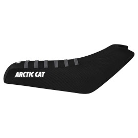 Enjoy Mfg Arctic Cat 250 300 400 454 500 4x4 2x4 Seat Cover ALL BLACK - GREY RIBS #277