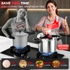 3-In-1 304 Stainless Steel Pressure Cooker 8 QT: [Save 70%