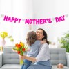 Happy Mother's Day Banner, Glitter Mother's Day Bunting Banner Happy