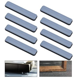 8 Pack Furniture Glides Self-Stick 100x25mm rectangle Teflon Glides Sliders Reusable Furniture Sliders for Carpet for Easy Moving Chair Glides for Tiled Hardwood Floors Furniture Easy Movers