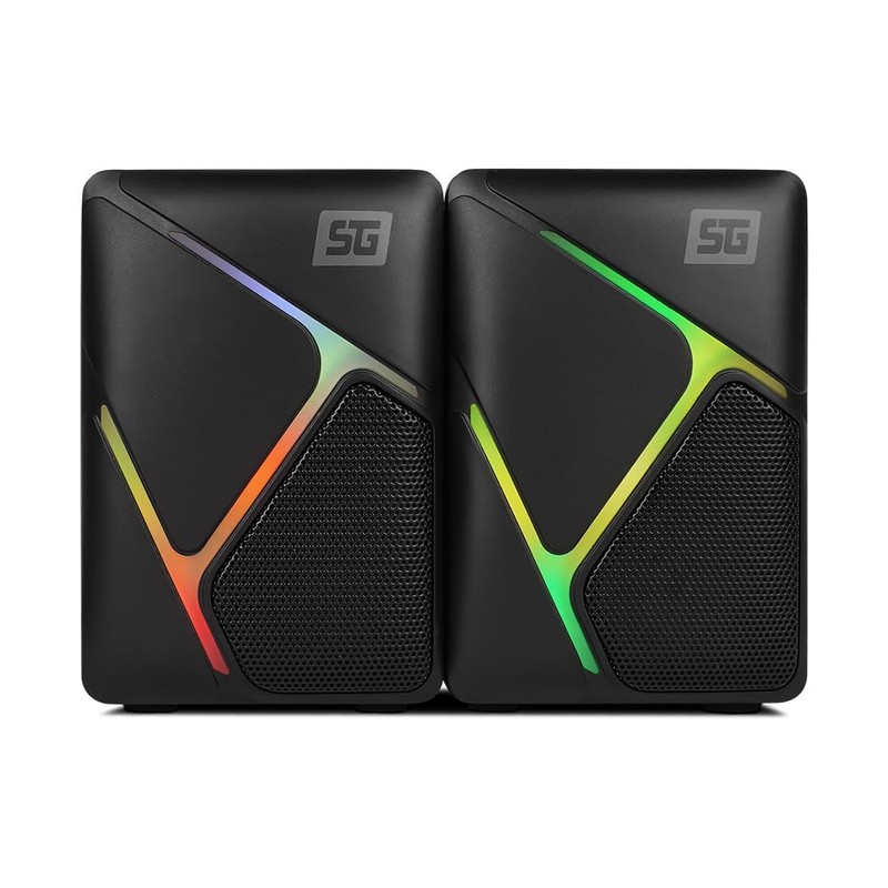 Vorago Bocinas SG SPK-108, RGB, 2.0, Cable 3.5 mm, 3W,