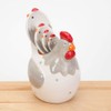 Bits and Pieces 4-Piece Ceramic Chicken Measuring Spoons Set with