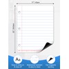 Avsty Magnetic Notebook Paper - Handwriting Lined Paper Dry Erase