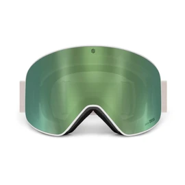 SIROKO - OTG Snowboard and Ski Goggles with Zeiss GX Ultimate Engadin Lens White/Beige