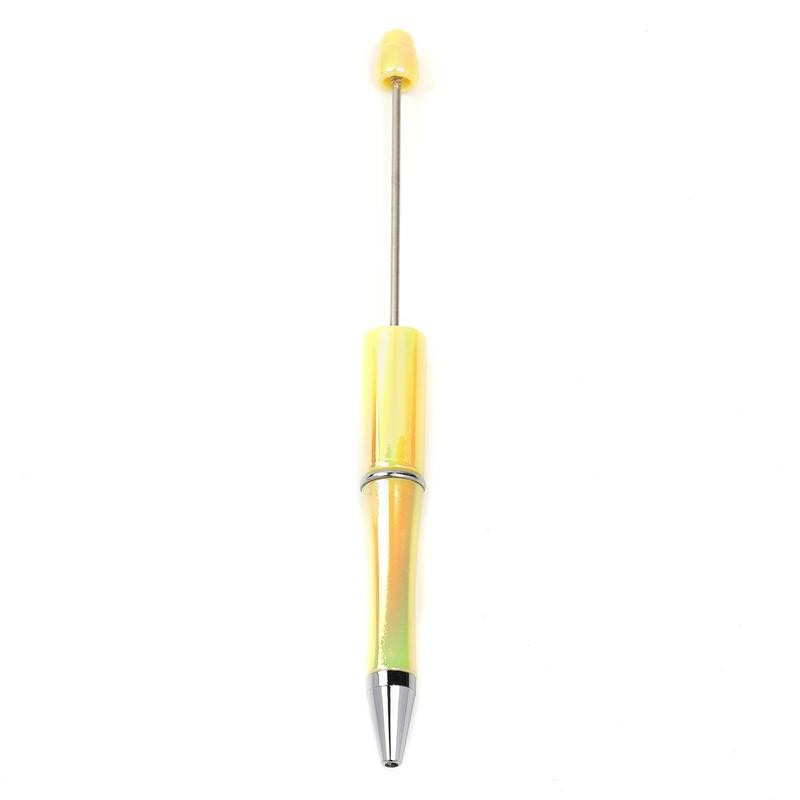 【P159】10pcs Opal Print Plastic Beadable Pen Bead Pens Ballpoint:_#5 Pink