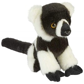 Ravensden Soft Toy Ruffed Lemur Sitting 19cm