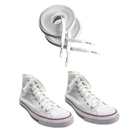 ChromaCast Unisex's Ez Elastic Laces Shoelaces, White, 32 inches