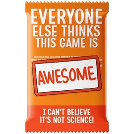 Everyone Else Thinks This Game is Awesome! I Can't Believe It's Not Science Expansion | from Pan-Universal Galactic Worldwide & Cryptozoic | 100 Extra Space Facts | Trivia Game for 2-8 Players 14+