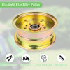 Hunter-wish 116-4666 Lawn Mower Idler Pulley Compatibles with Ex Mark