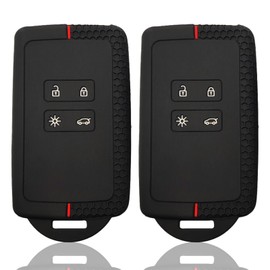 Key Fob Holder for Dacia 2 Pieces Key Card Case for Renault Captur Car Key Cover Suitable for Renault Clio Megane Koleos Kadjar Kangoo Twingo Talisman Captur Espace Dacia Duster Keychain Cover