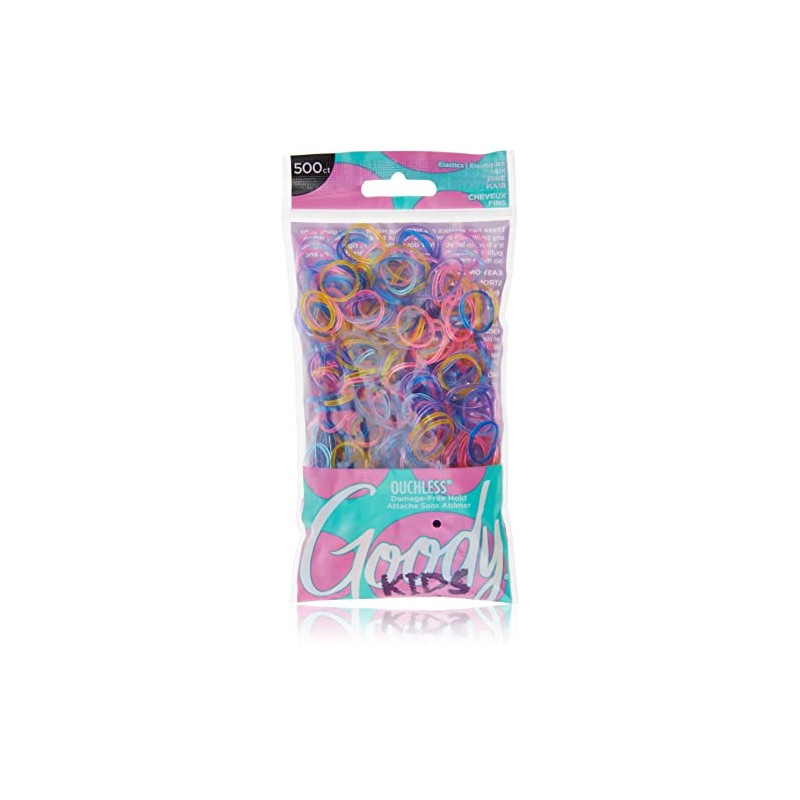 Goody Ouchless Glitter Latex Elastics 500CT