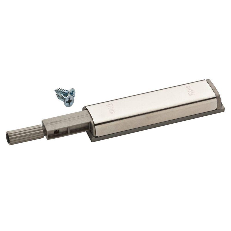 Liberty 4.8 in. Zinc Plated Assisted-Open Cabinet Door Catch