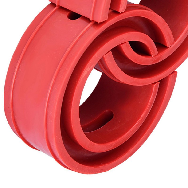 2pcs Red Car Shock Absorber, Car Spring Assistors Car Coil