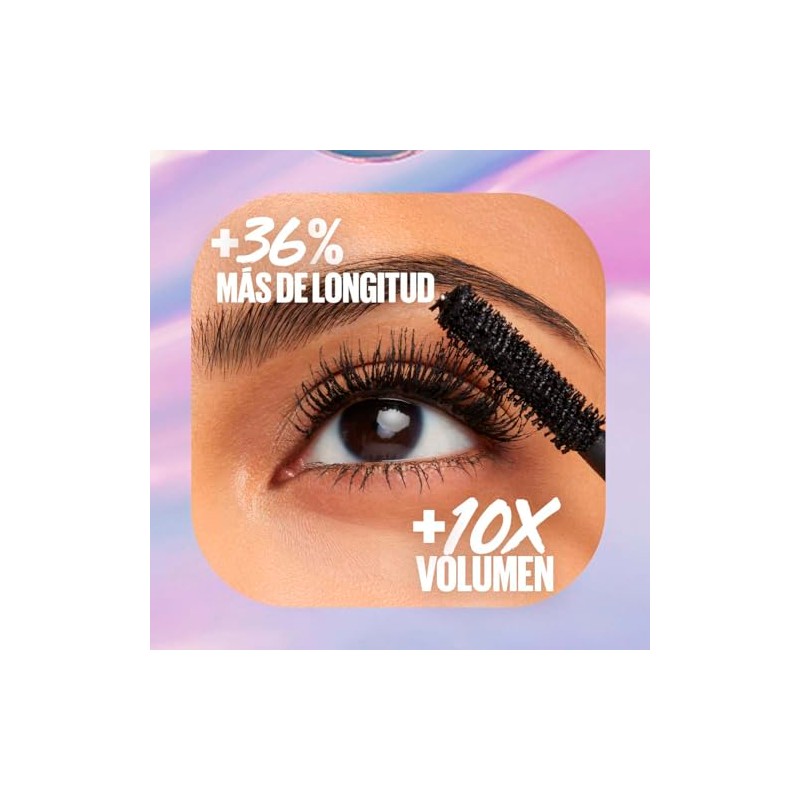 Maybelline The Falsies Surreal Extensions - Máscara de pestañas lavable,