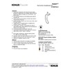 Kohler Assert Handshower Multifunction 6 Spray Modes Pause Magnetic Dock