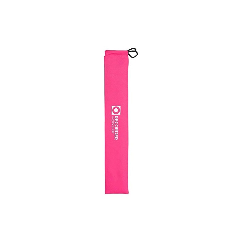 Recorder Workshop 301TPK Descant Recorder, Transparent Pink